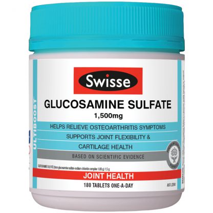 Swisse 氨基葡萄糖營養片 180片 （緩解骨關節炎症狀）Swisse Ultiboost Glucosamine Sulfate 1500mg 180 Tabs