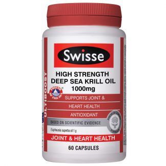 Swisse Ultiboost 深海磷蝦油營養片（加強版）Swisse Ultiboost High Strength Deep Sea Krill Oil 1000mg 60 Capsules Exclusive Size