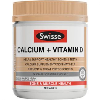 Swisse Ultiboost Calcium   Vitamin D 150 Tablets