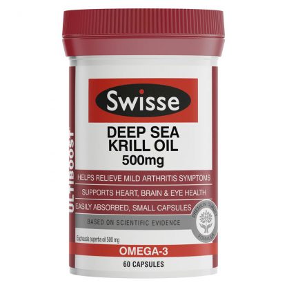 Swisse Ultiboost Deep Sea Krill Oil 500mg 60 Capsules