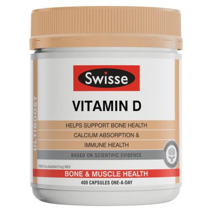 Swisse Ultiboost Vitamin D 400 Capsules
