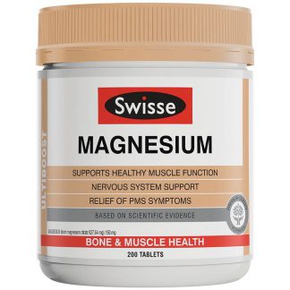 Swisse Ultiboost Magnesium 200 Tablets Exclusive Size