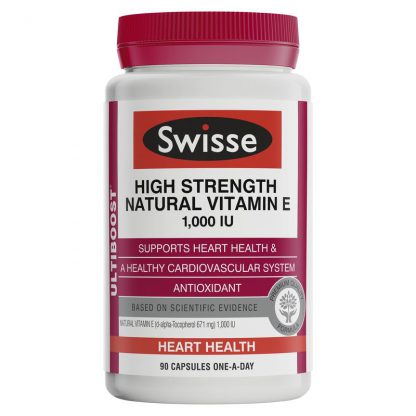 Swisse Ultiboost High Strength Natural Vitamin E 1000UI 90 Capsules