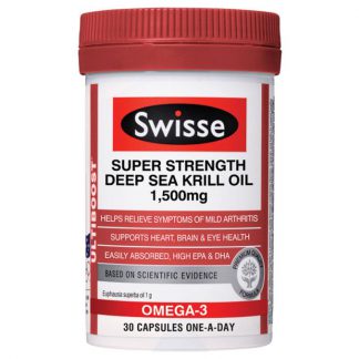 Swisse Ultiboost Super Strength Deep Sea Krill 1500mg 30 Capsules