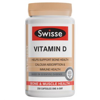 Swisse Ultiboost Vitamin D 250 Capsules