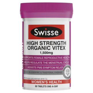 Swisse Ultiboost High Strength Organic Vitex 1500mg 60 Tabs