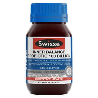 Swisse Ultiboost Inner Balance Probiotic 100 Billion 40 Capsules