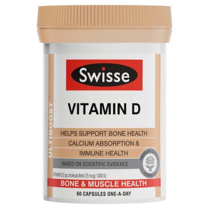 Swisse Ultiboost Vitamin D 60 Capsules