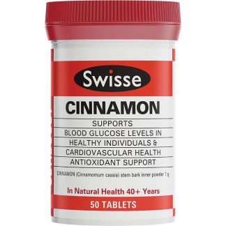 Swisse Ultiboost Cinnamon 50 Tablets