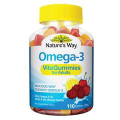 Nature s Way 成人維他命糖果 Daily Omega-3魚油軟糖110粒 - 澳洲小小超市
