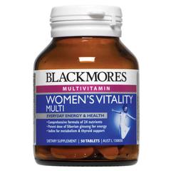 Blackmores Women's Vitality 女士復合維生素50片 - 澳洲小小超市