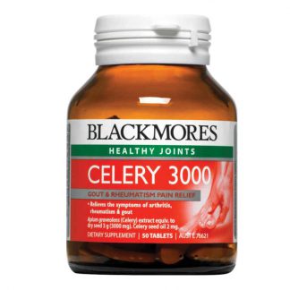 Blackmores 澳佳寶 3000mg西芹片 50片 西芹精華片（痛風/關節炎/風濕病）