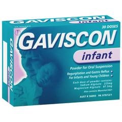 澳洲藥房Gaviscon緩解小孩反胃衝劑30包 無糖- 澳洲小小超市