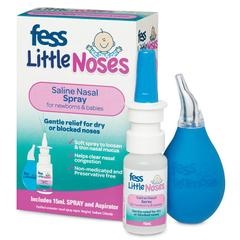 Fess Spray little nose & Aspirator嬰幼兒生理鹽水通鼻噴劑+吸鼻器 - 澳洲小小超市