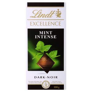 Lindt - Excellence Mint Intense Chocolate Block   100g  - 澳洲小小超市