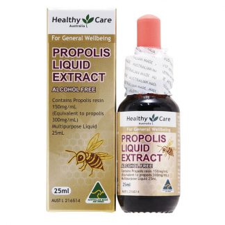 2 x Healthy Care Propolis Liquid Alcohol Free 25ml 天然蜂胶滴液 25ml（不含酒精）