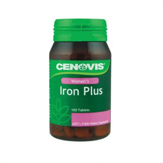 Cenovis 女性專用補鐵維生素片 100粒 - 澳洲小小超市 - Cenovis Iron Plus 100 Tablets