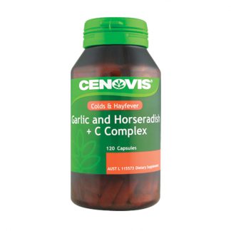 Cenovis 大蒜精山葵 維生素C營養片 120片 Garlic and Horseradish   C Complex capsules