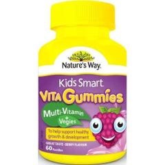 Nature's Way Kids Smart 維生素D 鈣 60粒 兒童營養軟糖  - 澳洲小小超市