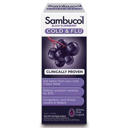 Sambucol 黑接骨木防感冒漿果味糖漿 250ml （預防治療流感/提高免疫力）